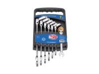 Набор комбинированных рожковых и трещоточных накидных ключей на шарнире Набор комбинированных рожковых и трещоточных накидных ключей на шарнире