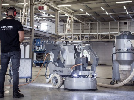 Шлифовально-полировальная машина на дистанционном управлении Lavina® 32REU ELIT, применение Шлифовально-полировальная машина на дистанционном управлении Lavina® 32REU ELIT, применение