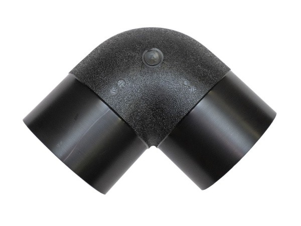 Отвод литой 90° PN16 SDR11 PE100 D90 Отвод литой 90° PN16 SDR11 PE100 D90